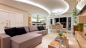 Sanca de Gesso em Curvas - Top Line Gesso